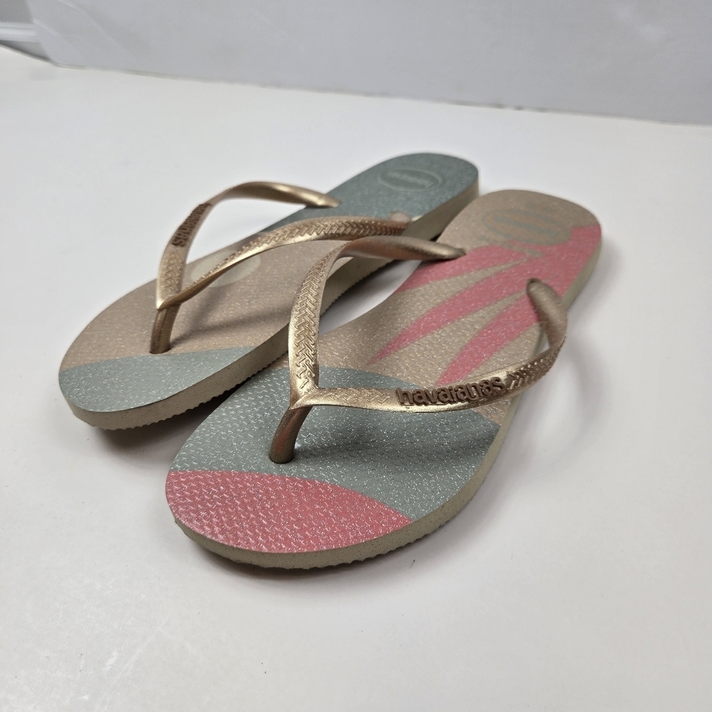 Havaianas Womens  Slim Palette Glow Flip-Flop Size 6